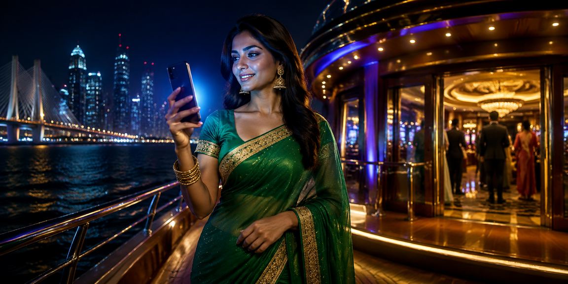 VIP player making mobile payments via UPI in Bandra, Mumbai